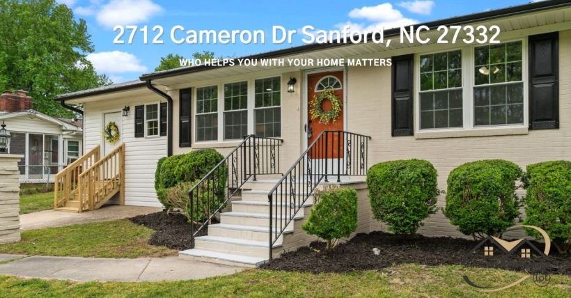 🏡 Just Listed: Renovated Ranch in Sanford with Charm, Space & Style – 2712 Cameron Dr